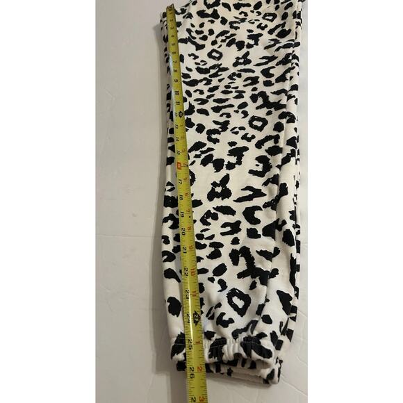 Brunette The Label Snow Leopard Joggers L/XL 100% Cotton Best Friend Sweatpants - Picture 10 of 10